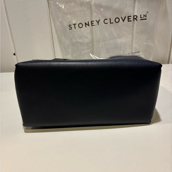 Stoney Clover Lane Gray Felt Mini Tote with Black Trim- Firm price - Picture 7 of 8